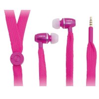 LogiLink Stereo In-Ear Kopfhörer mit Mikrofon Pink