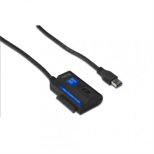 DIGITUS USB 3.0 zu SATA3 Adapter Kabel 1.2m mit Stromversorgung Adapterkabel SATA SSD