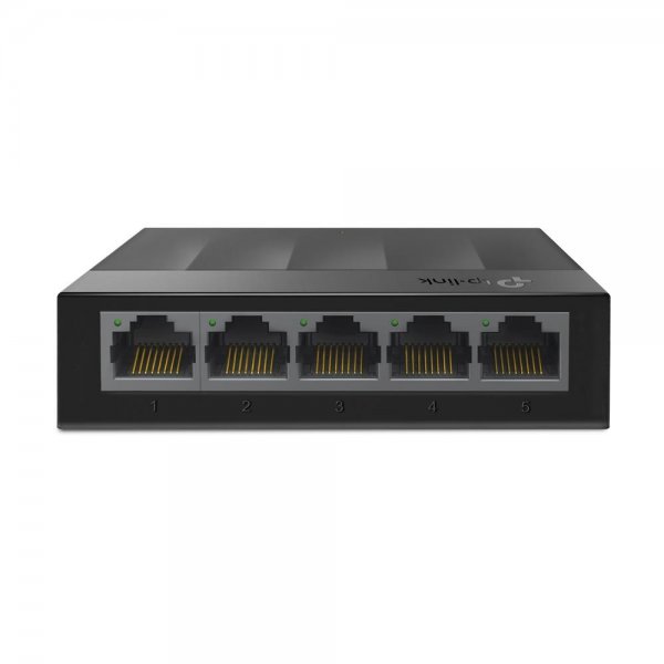 TP-Link LS1005G 5-Port Gigabit Desktop Switch Unmanaged LiteWave Schwarz
