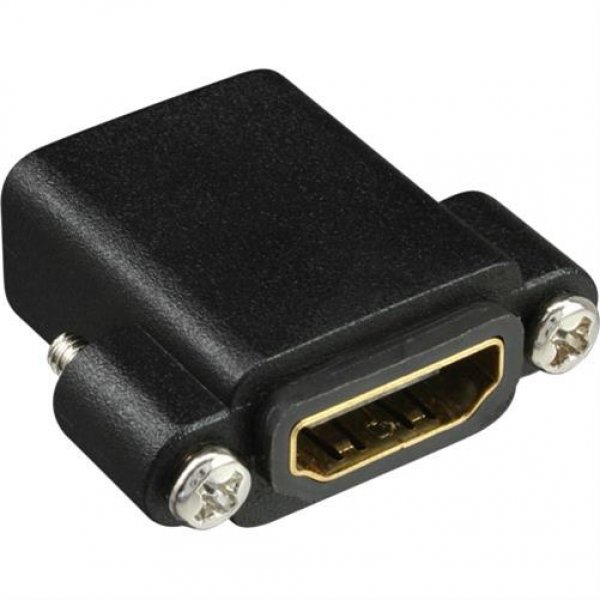 InLine ® HDMI Adapter zum Einbau mit Gewinde, HDMI A Buchse, w/w
