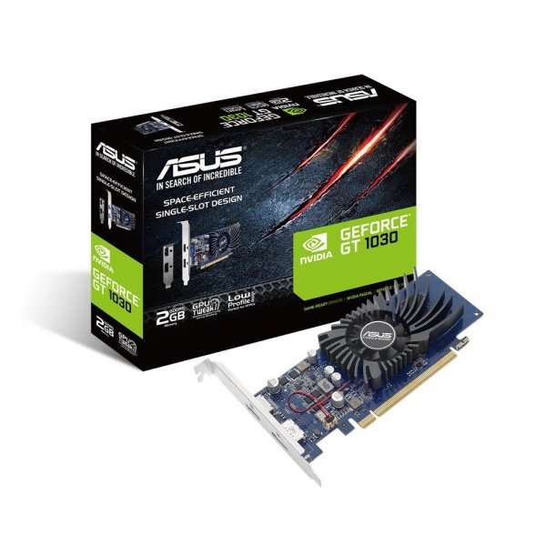ASUS GT1030-2G-BRK NVIDIA GeForce GT 1030 Low Profile Gaming Grafikkarte 2 GB GDDR5