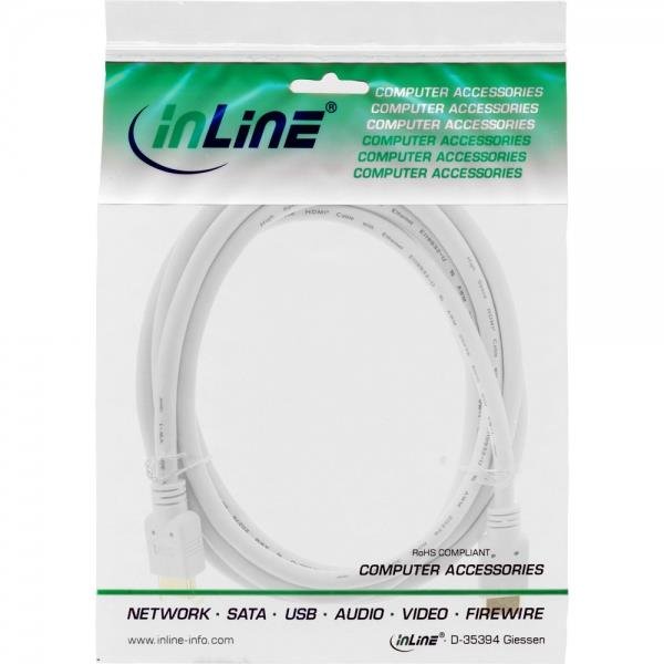 InLine ® HDMI Kabel, HDMI-High Speed mit Ethernet, 2m