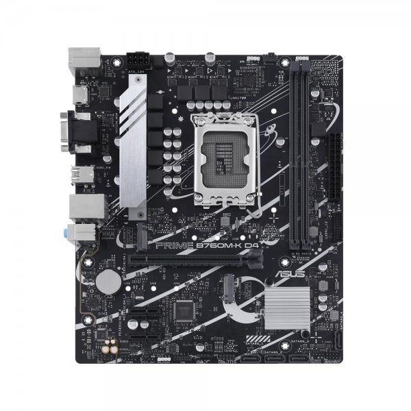 ASUS PRIME B760M-K D4 Gaming Mainboard Sockel Intel LGA 1700 mATX DDR4 PCIe 4.0 M.2 Aura Sync