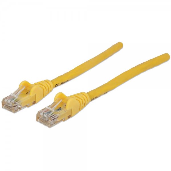 Intellinet Netzwerkkabel Cat6 U/UTP Patchkabel CCA RJ45-Stecker 1,5m gelb 342353