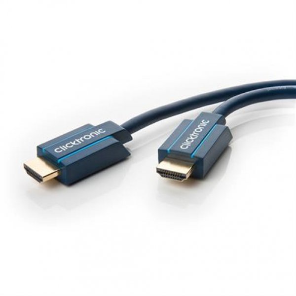 Clicktronic High Speed HDMI Kabel mit Ethernet für Ultra HD 2 m