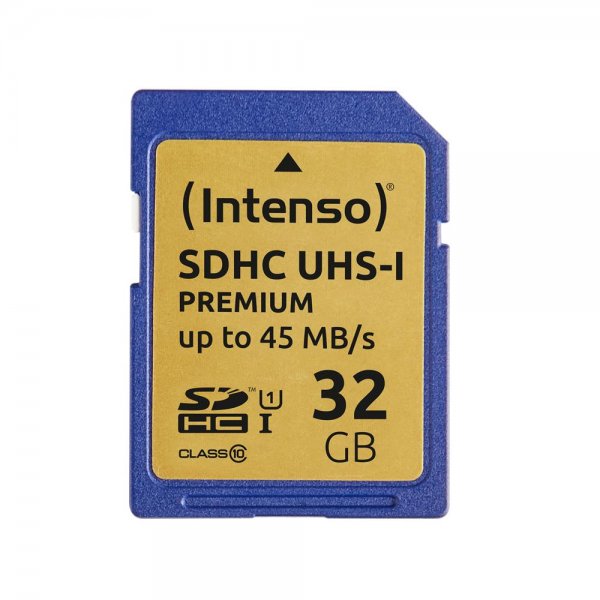 Intenso SDHC 32GB UHS-I Premium Speicherkarte blau Compact Flash externer Datenspeicher