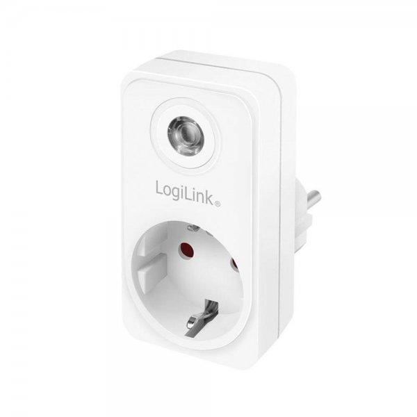 LogiLink PA0263 Power adapter Dusk Sensor Steckdose Dämmerung Schutzkontaktbuchse weiß automaitsch