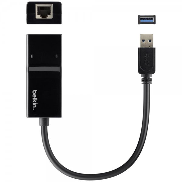 Belkin USB 3.0 Gigabit Ethernet Adapter 10/100/1000Mbps B2B048