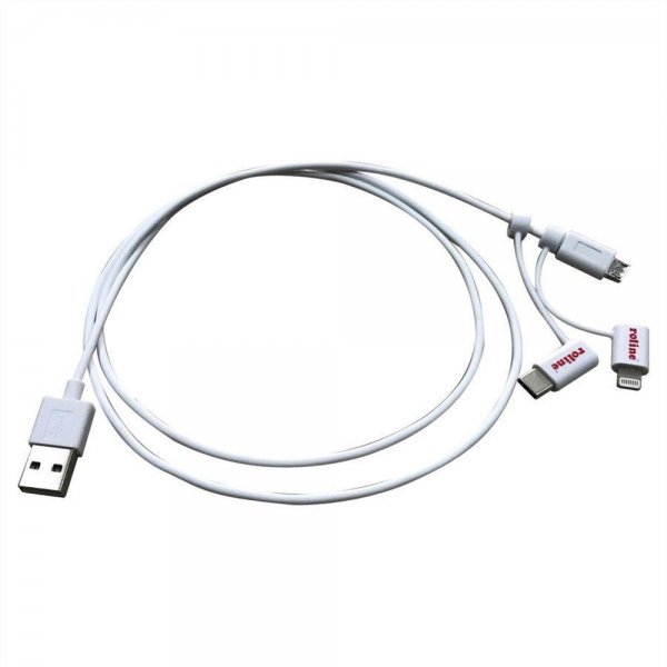 ROLINE 11.02.8329 USB 2.0 Sync- & Ladekabel 1 m weiß