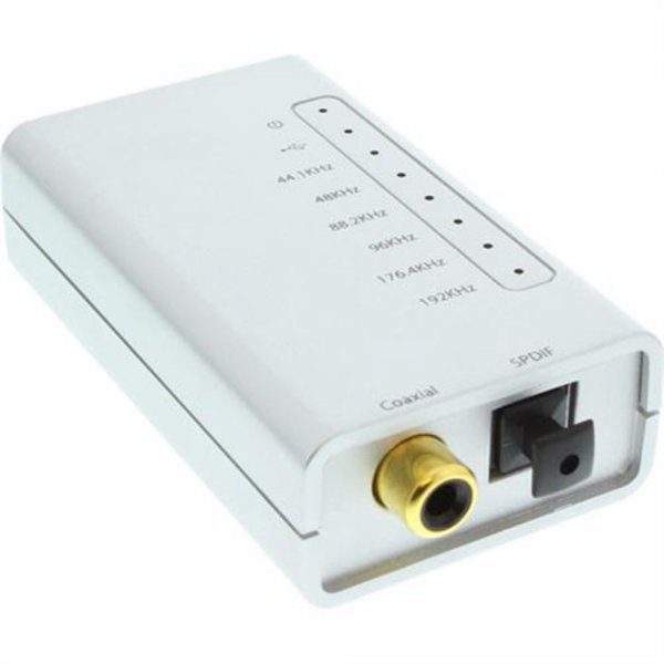 InLine ® USB HD Audio Adapter, USB Hi-Fi (24-bit 192kHz # 33053I
