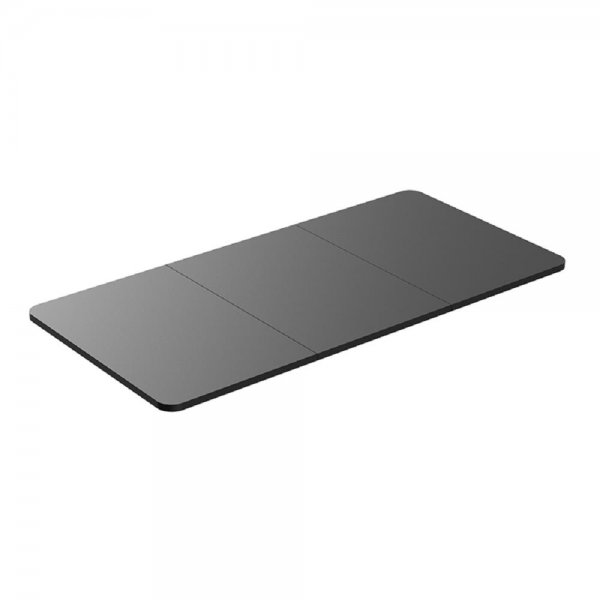 LogiLink 3-geteilte Holztischplatte 120x60 cm schwarz Schreibtischplatte