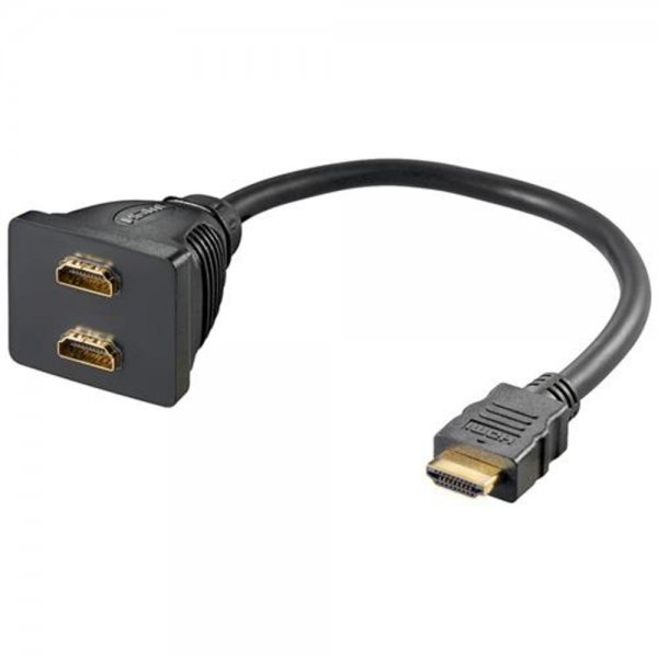 Wentronic A 340 G (HDMI® 19pin M/2xHDMI® 19pin F) HDMI- # 68784