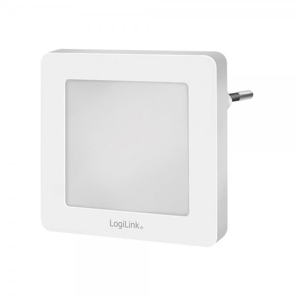LogiLink LED-Nachtlicht mit Dämmerungssensor quadratisch 3014 LED x4