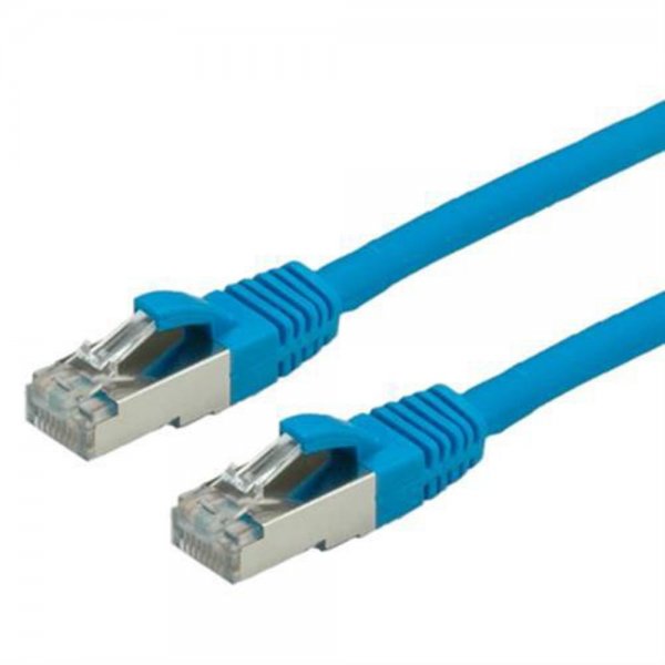VALUE Netzwerk Kabel LAN Cat6 RJ45 Patchkabel PiMF SFTP 3m geschirmt Blau
