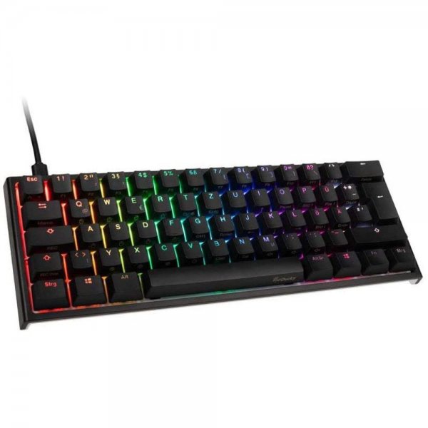 Ducky ONE 2 Mini Gaming Tastatur MX-Blue RGB-LED schwarz DE-Layout TKL-Mini-Version