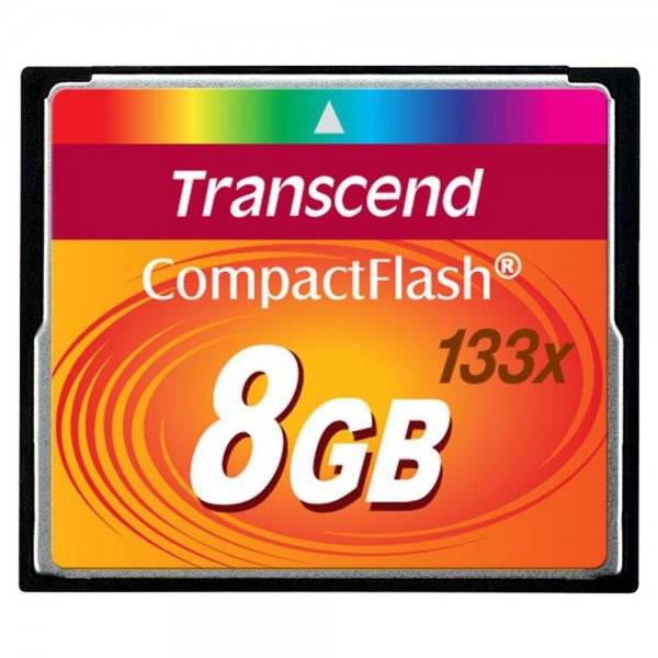 Transcend Compact Flash 8GB 133x Speicherkarte
