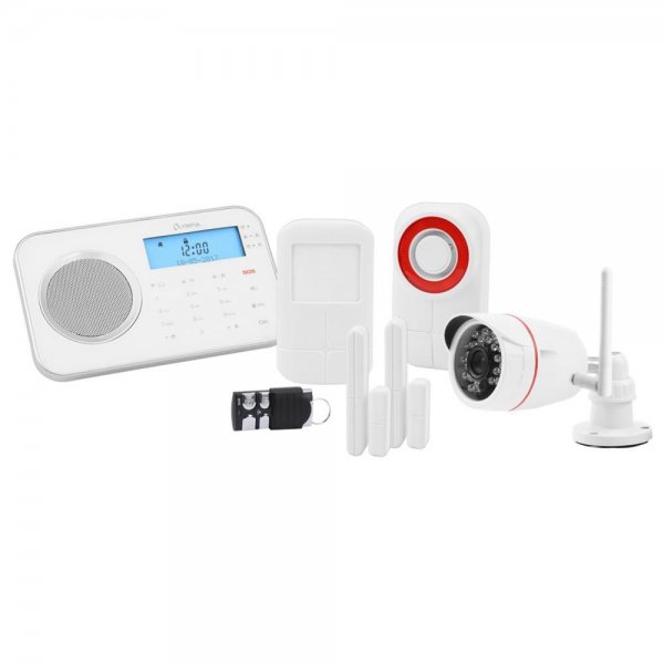 Olympia ProHome 8791 WLAN/GSM Drahtlose Alarmanlage Alarmsystem Smart Home Weiß
