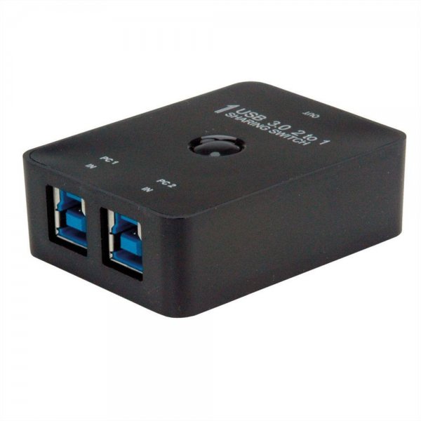 VALUE Manueller USB 3.2 Gen 1 Switch mit 2 Ports