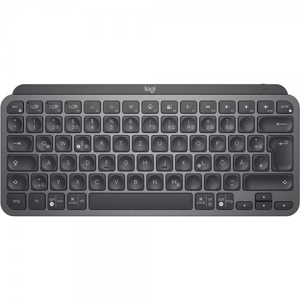 Logitech MX Keys Mini Tastatur graphite grau kabellos deutsches Qwertz Layout Bluetooth keyboard