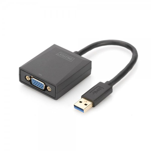 Digitus DA-70840 USB 3.0 VGA Schwarz Kabelschnittstellen-/adapter