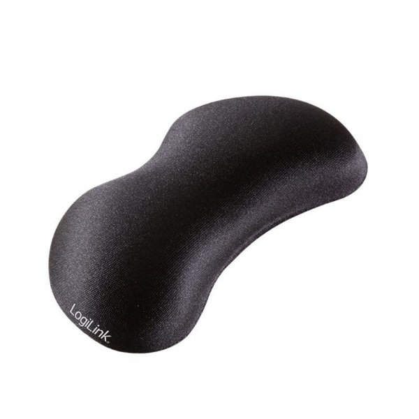 LogiLink Handgelenkstützendes Gelkissen schwarz rutschfeste ergonomische Handgelenkauflage