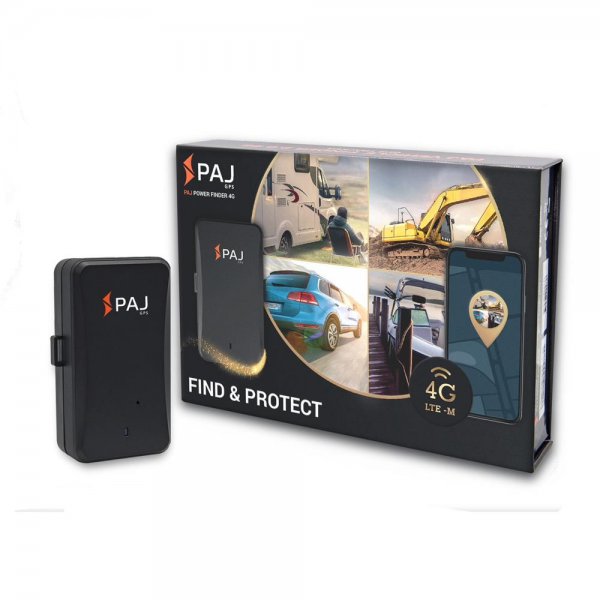 PAJ GPS POWER Finder 4G Live Ortung Spritzwassergeschützt App Smartphone PC Tablet schwarz