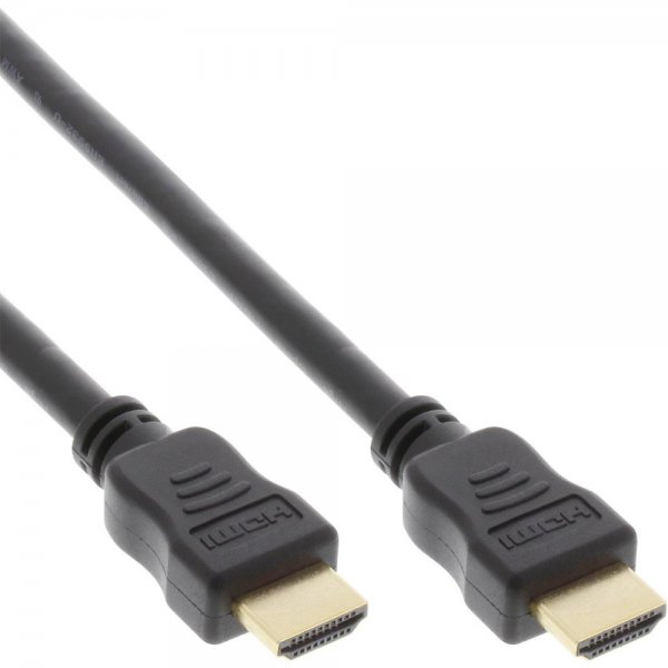InLine ® HDMI Kabel, High Speed HDMI® Cable with Ethernet, 1m