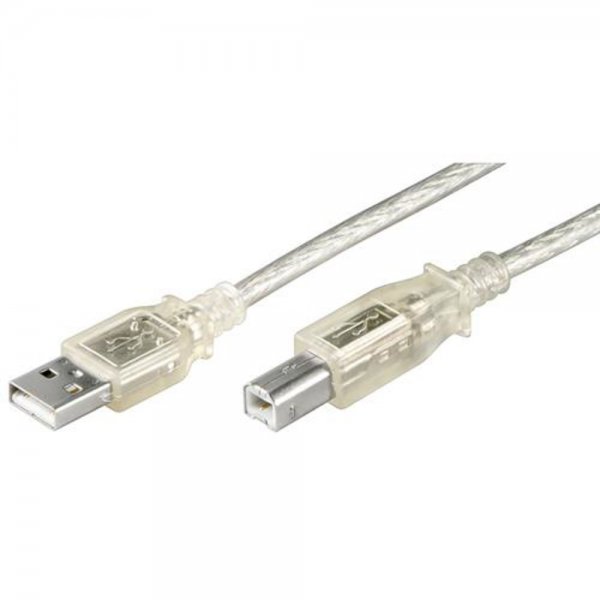 Wentronic USB AB 300 HiSpeed TRANS 2.0 3m USB 2.0 Kabel # 68973
