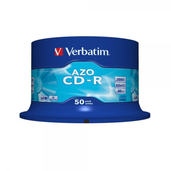 1x50 Verbatim Data Life Plus CD-R 80, 52x Speed, Spindel