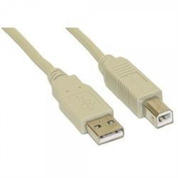 InLine USB 2.0 Anschlusskabel A an B beige 3 m | 34535L