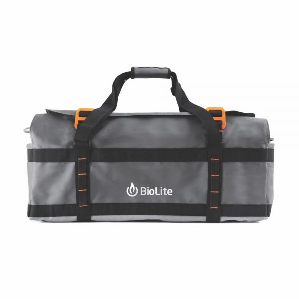 BioLite FirePit CarryBag robuste Tragetasche Reissfest wasserdicht Elastische Schlaufen Verstärkte Gurte G Haken