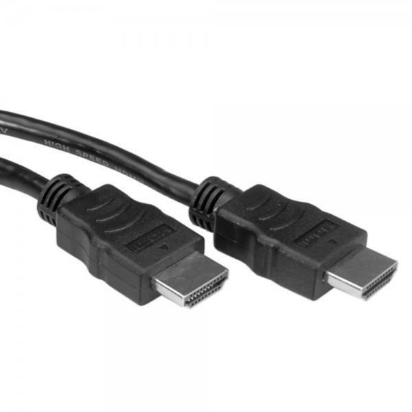 VALUE 11.99.5736 HDMI High Speed Kabel mit Ethernet 7,5m St/St schwarz 10,2Gbps