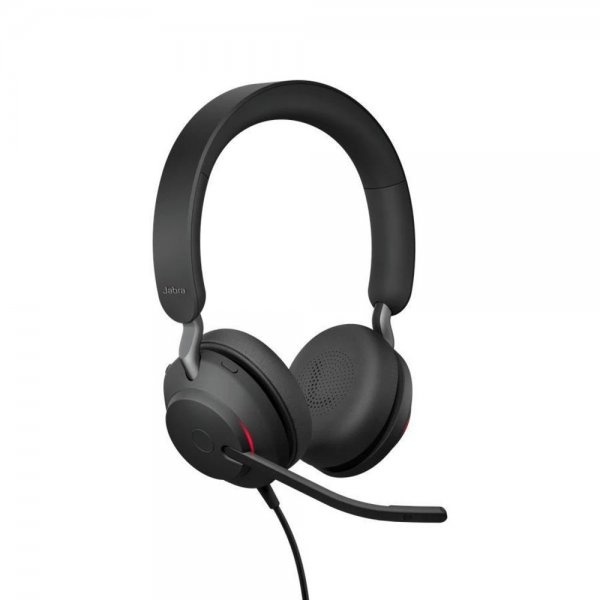 Jabra Evolve2 40 On Ear Headset USB-C UC Stereo Schwarz kabelgebunden Kopfhörer ohraufliegend