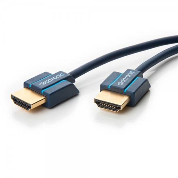 Clicktronic Ultraslim HighSpeed HDMI Kabel mit Ethernet ARC 3D 4K HDTV 3,0m