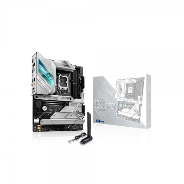 ASUS ROG STRIX Z690-A GAMING WIFI Mainboard Sockel Intel LGA 1700 ATX PCIe 5.0 16+1 DrMos DDR5