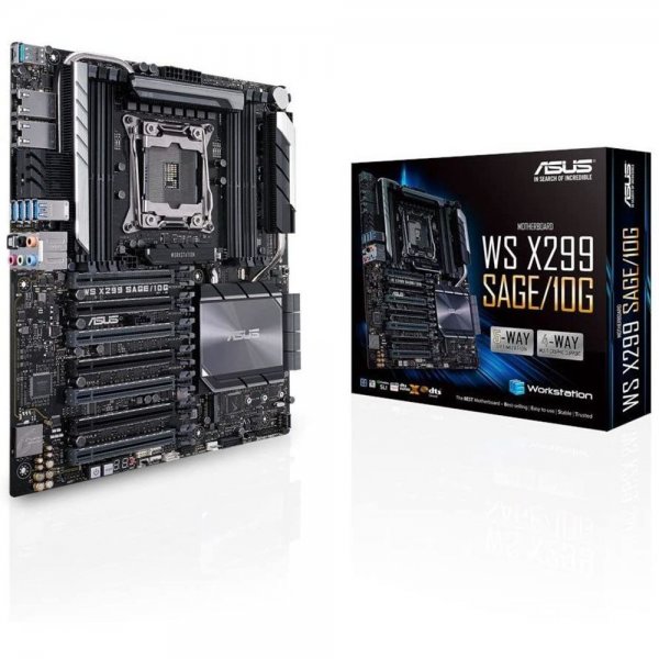 ASUS WS X299 SAGE/10G Workstation Mainboard CEB Intel X Serie LGA 2066 8x DDR4