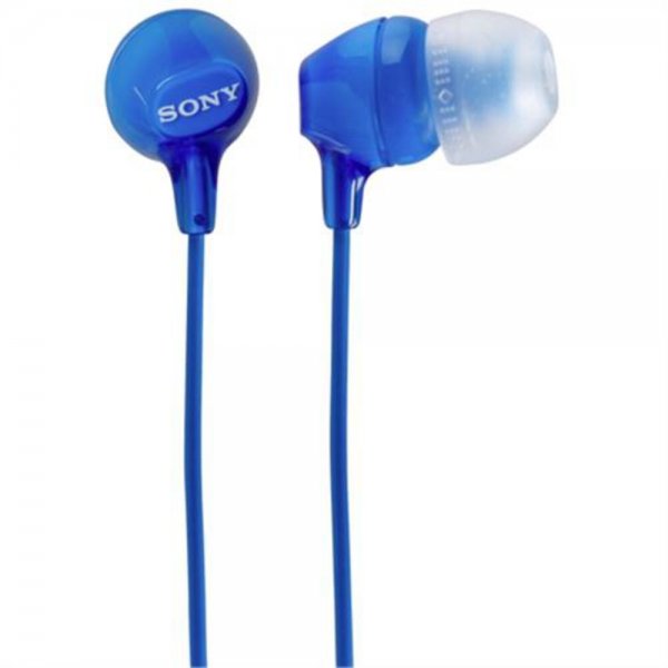 Sony MDR-EX15LPLI Kraftvoller hochwertiger In-Ear-Kopfhörer Blau