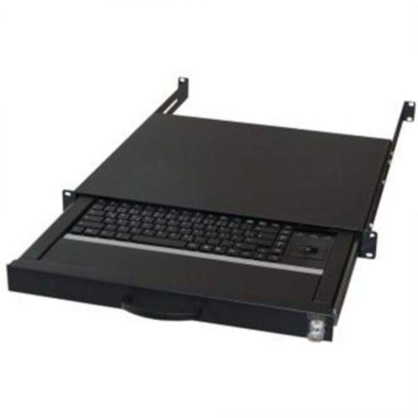 Aixcase 48.3cm Aixcase Tastaturschublade 1HE DE PS2&USB # AIX-19K1UKDETB-B