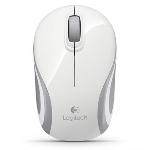 Logitech 910002735 M187 Mini Mouse Funk USB wireless kabellos Notebook nano weiß