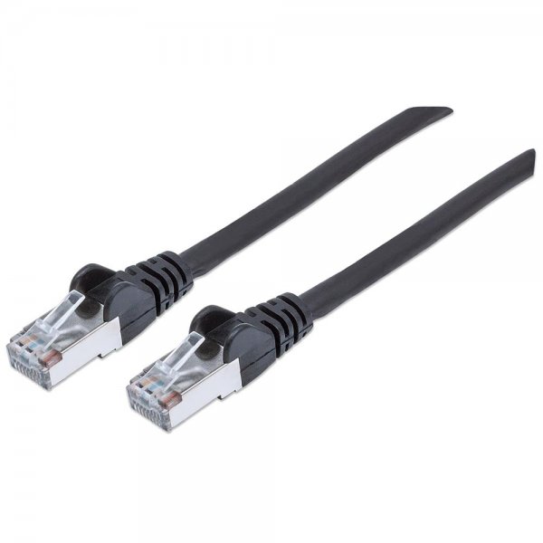 Intellinet Premium Netzwerkkabel Cat6 S/FTP Kupfer LS0H RJ45 0,5m schwarz 735209