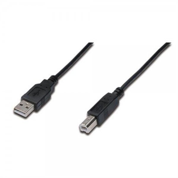 ASSMANN USB 2.0 Anschlusskabel A/St - B/St 3m schwarz