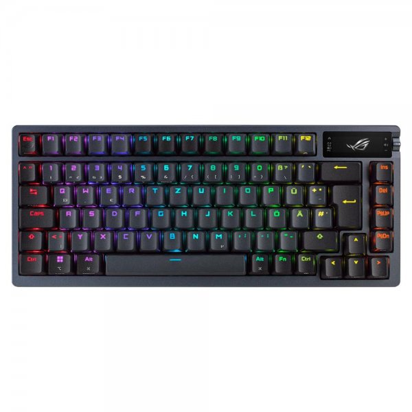 ASUS ROG Azoth RGB Gaming-Tastatur deutsches Layout 75% Tastaturformfaktor mechanische ROG NX-Switches