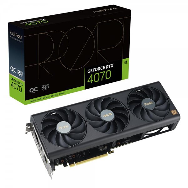 ASUS ProArt GeForce RTX 4070 OC Edition 12GB GDDR6X Gaming Grafikkarte NVIDIA