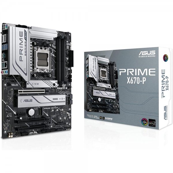 ASUS PRIME X670-P CSM Mainboard Sockel AMD AM5 Ryzen 7000 ATX PCIe 5.0 M.2 DDR5
