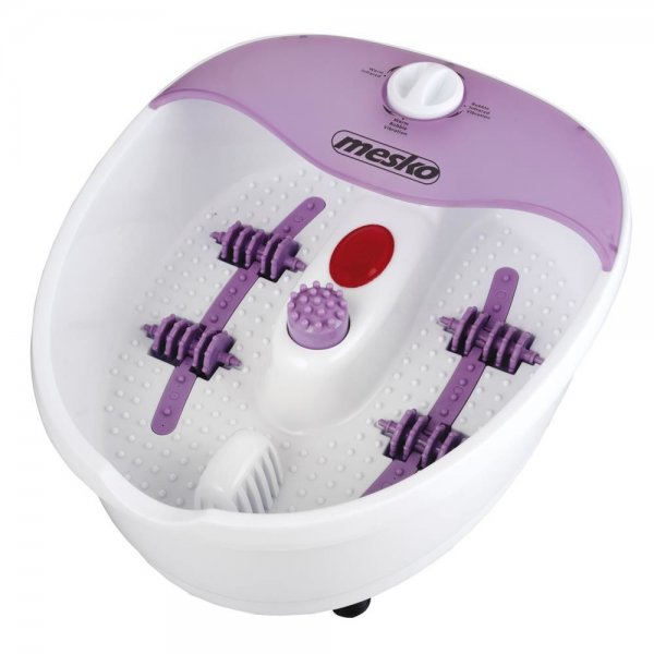 Mesko MS 2152 elektrische Fussmassage Infrarot Luftblasen Massage Weiß/Violett