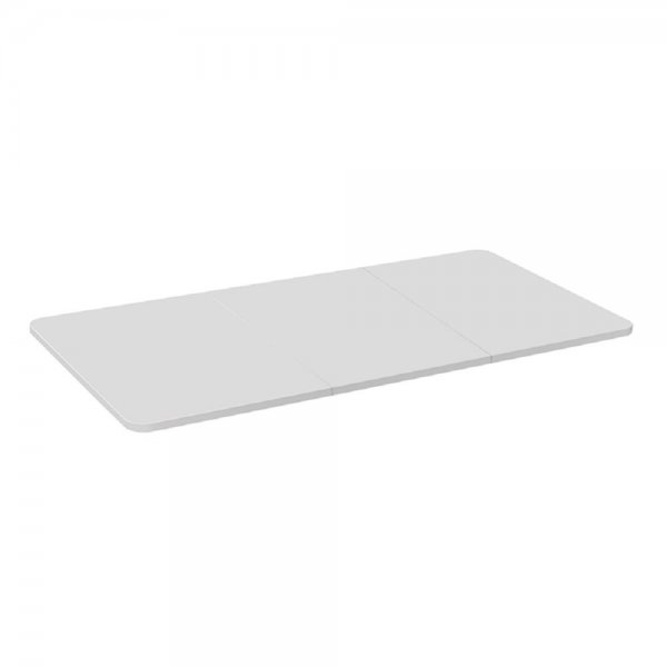 LogiLink 3-geteilte Holztischplatte 120x60 cm weiß Schreibtischplatte
