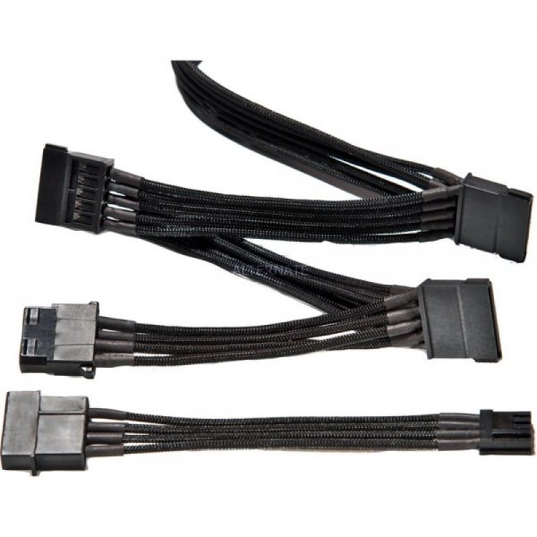 be quiet! Power Cable PSU > 3x SATA + 1x HDD/FDD CM-61050 Multipower Stromkabel schwarz