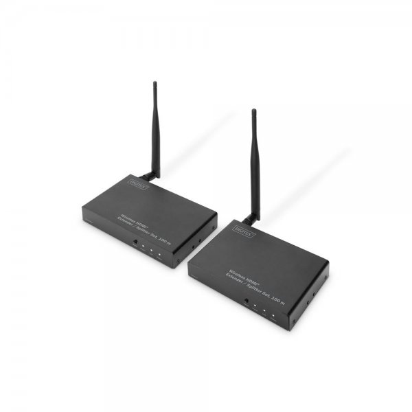 DIGITUS Wireless HDMI Extender/Splitter-Set 100m 5GHz max. 4 Screens Full HD
