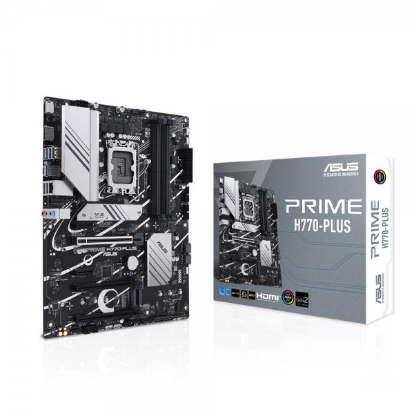 ASUS PRIME H770-PLUS Gaming Mainboard Sockel Intel LGA 1700 (ATX, DDR5, PCIe 4.0 M.2, Thunderbolt 4)