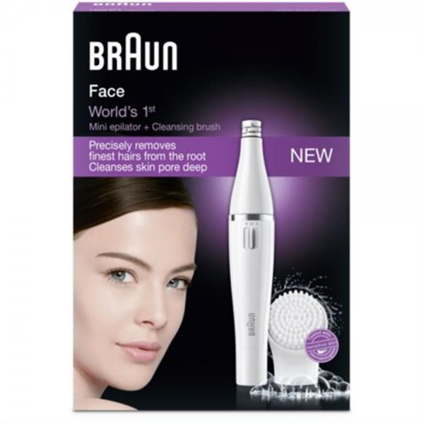 Braun FACE Silk-epil 810 Gesichtsreinigungsbürste und -epilierer